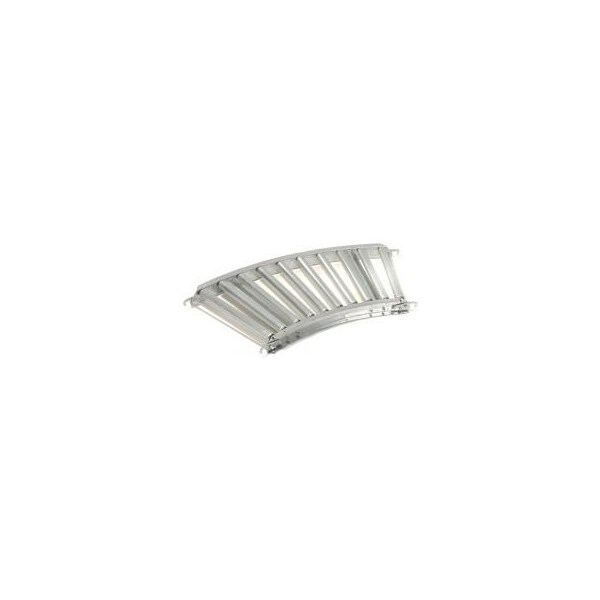 Omni Metalcraft Omni Metalcraft 1.9" Dia. Steel Roller Conveyor Curved Section GPHC1.9X16-18-3-45 - main